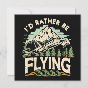 Ich würde lieber fliegen. Flugzeug