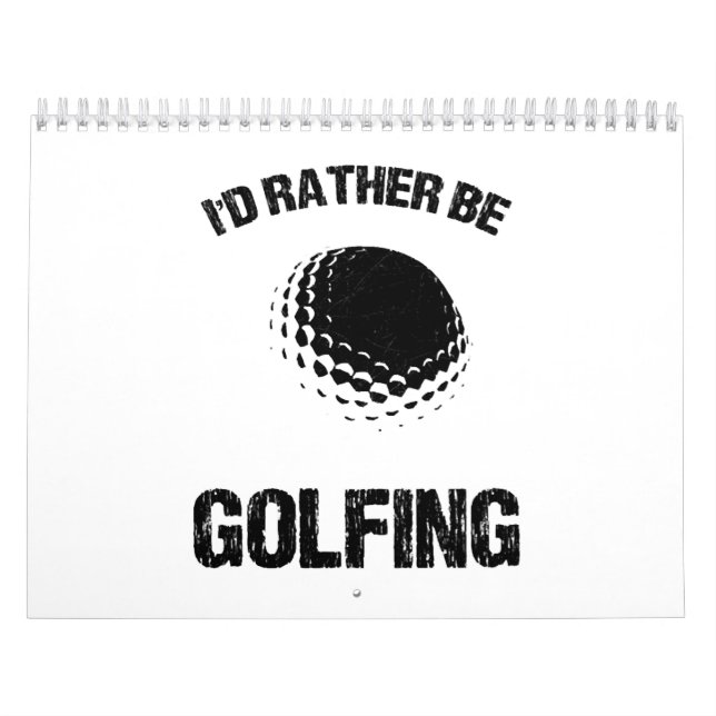 Ich würde lieber Golf spielen Kalender (Titelbild)