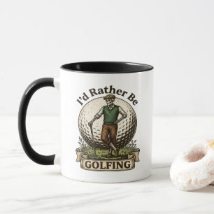 Ich würde lieber Golf spielen Tasse