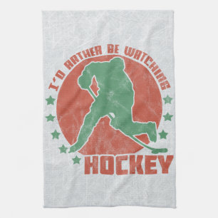 Ich würde lieber Hockey sehen Küchentuch