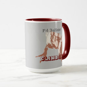 Ich würde lieber klettern tasse
