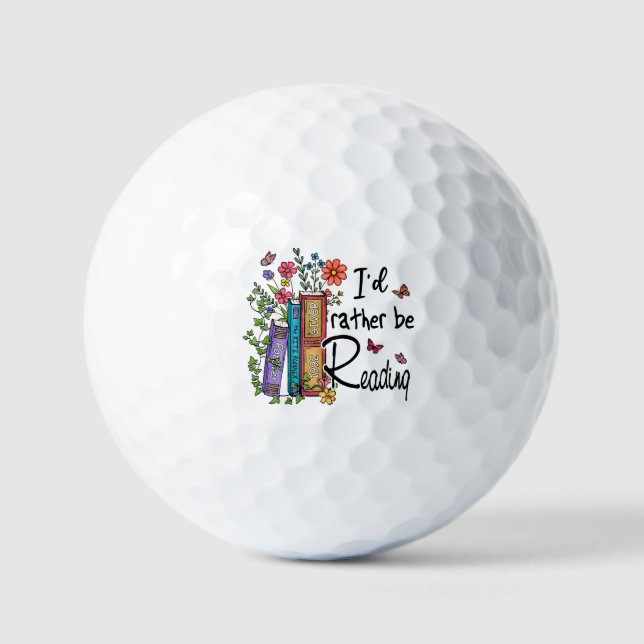Ich würde lieber lesen golfball (Vorderseite)