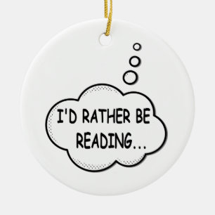 Ich würde lieber lesen keramikornament