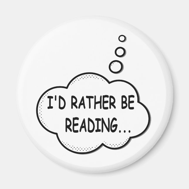 Ich würde lieber lesen magnet (Vorne)