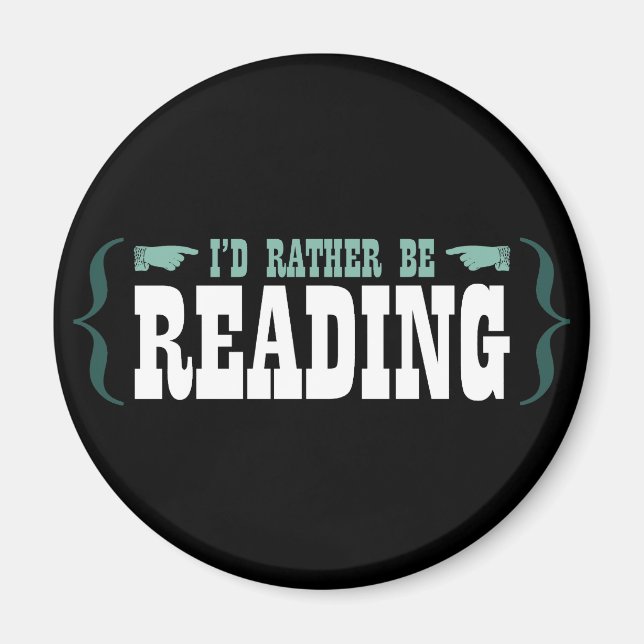 Ich würde lieber lesen magnet (Vorne)