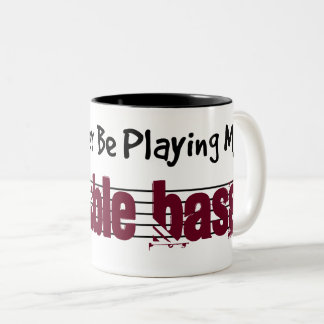 Ich würde lieber mein Doppelglas spielen Zweifarbige Tasse