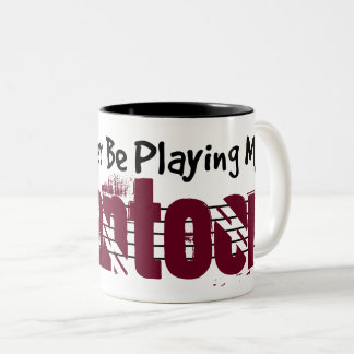 Ich würde lieber meinen Santoor spielen Zweifarbige Tasse