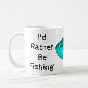 Ich würde lieber mit Angeln Kaffee-Tasse Becher Kaffeetasse