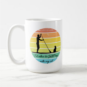 Ich würde lieber mit meiner Katzenunterlage überna Kaffeetasse