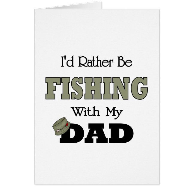Ich würde lieber mit Vater fischen (Vorne)