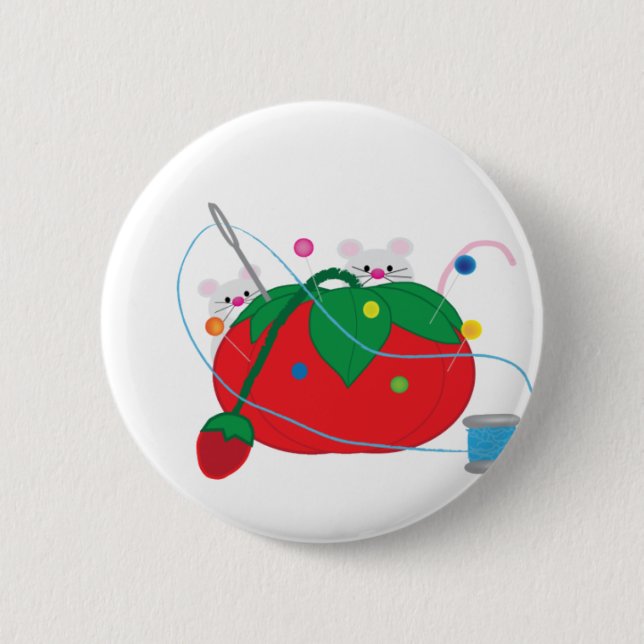 Ich würde lieber nähen! button (Vorderseite)