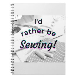 Ich würde lieber nähen notizblock