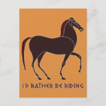 "Ich würde lieber reiten" Pferd des alten griechis