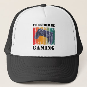 ICH WÜRDE LIEBER SPIELEN TRUCKERKAPPE