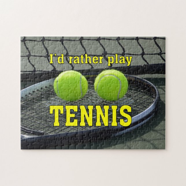 Ich würde lieber Tennis spielen (Horizontal)