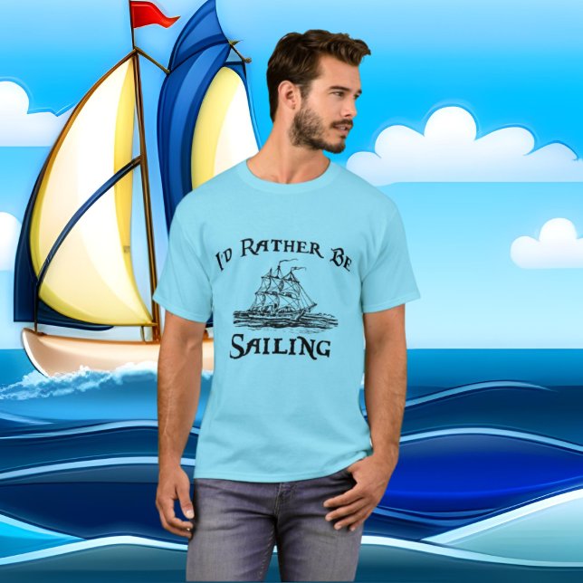 Ich würde lieber Vintagen T - Shirt segeln (Von Creator hochgeladen)