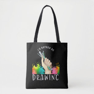 Ich würde lieber zeichnen Tasche