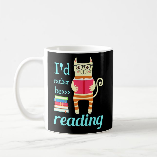 Ich würde lieber Zitat lesen Kaffeetasse (Links)