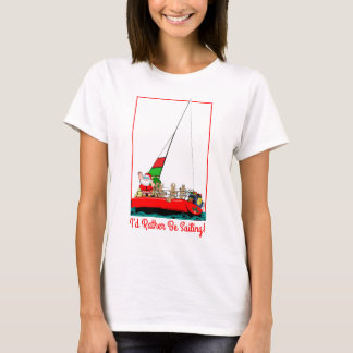 Ich würde lieber zu Weihnachten mit dem Weihnachts T-Shirt