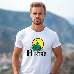 Ich würde lieber zwei Männer wandern T-Shirt
