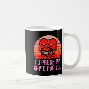 Ich würde mein Spiel für dich pausieren Gamer-Herz Kaffeetasse
