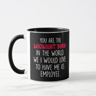 Ich würde mich gerne als Arbeitnehmer-Geschenk hab Tasse