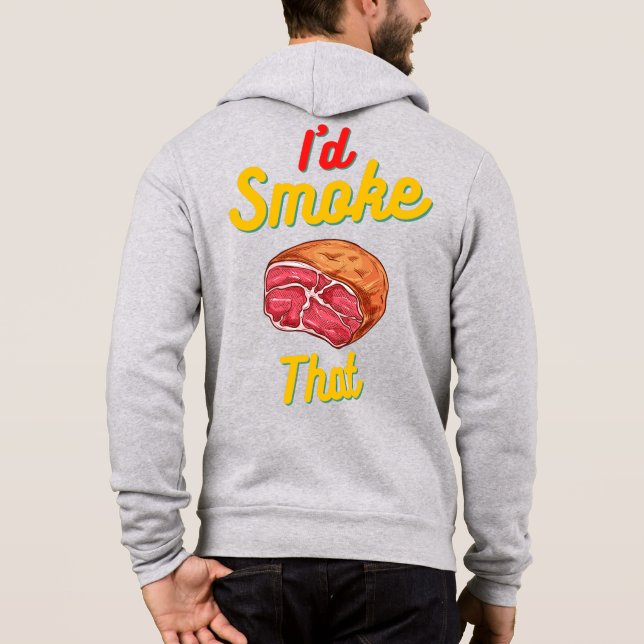 Ich würde rauchen, dass Frauen Hoodies & Sweatshir (Rückseite)
