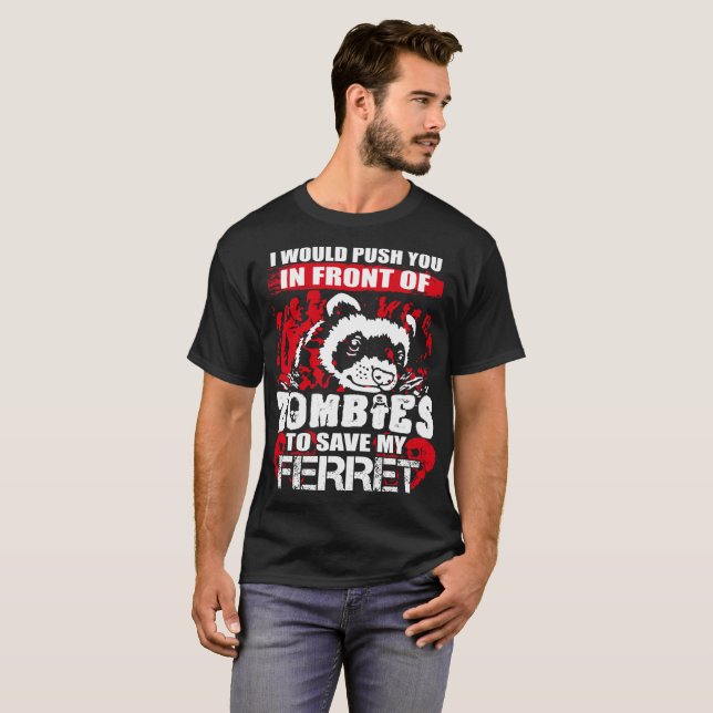 Ich würde Sie vorder von den Zombies drücken, um T-Shirt (Vorne ganz)
