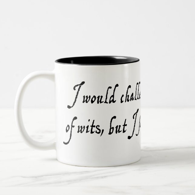 Ich würde Sie zu einem Machtkampf Tasse (Links)