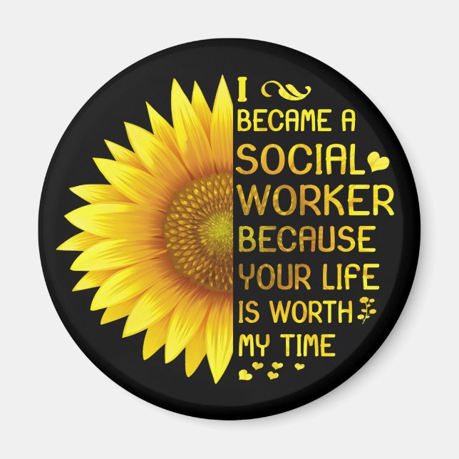 Ich wurde Sozialarbeiter Magnet (Vorne)