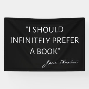 Ich würde unendlich ein Buch bevorzugen - Jane Aus Banner
