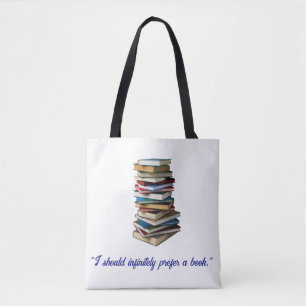 "Ich würde unendlich lieber ein Buch lesen" Tasche