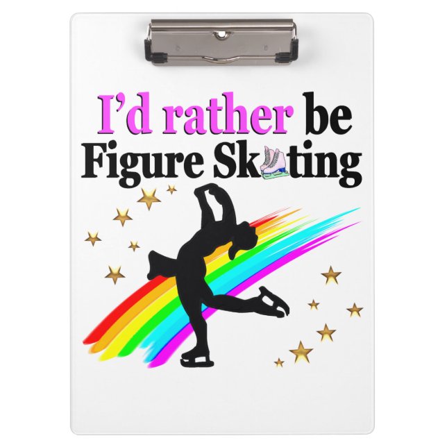 ICH WÜRDE VIELLEICHT SKATEN SEIN KLEMMBRETT (Vorderseite)
