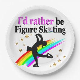 ICH WÜRDE VIELLEICHT SKATEN SEIN PAPPTELLER