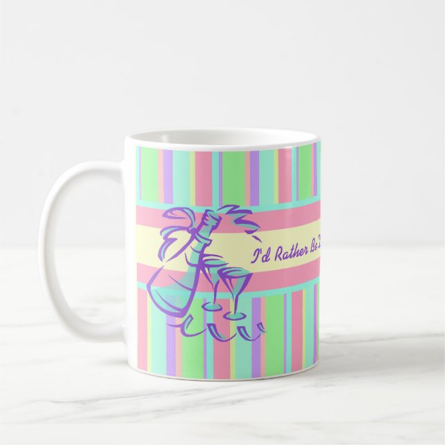 Ich würde vielmehr Champagne-Kaffee-Tasse trinken Kaffeetasse (Links)