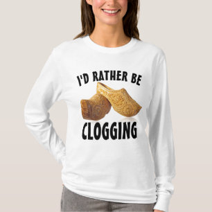 ICH WÜRDE VIELMEHR CLOGGER-T - Shirt ANSCHLIESSEN