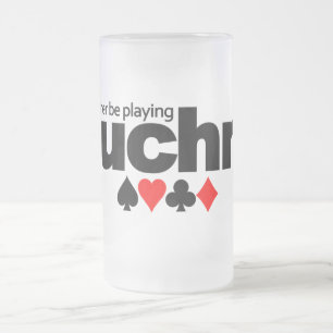 Ich würde vielmehr Euchre-Tasse spielen - wählen Mattglas Bierglas