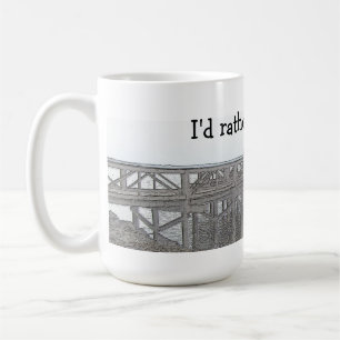 Ich würde vielmehr fischen kaffeetasse