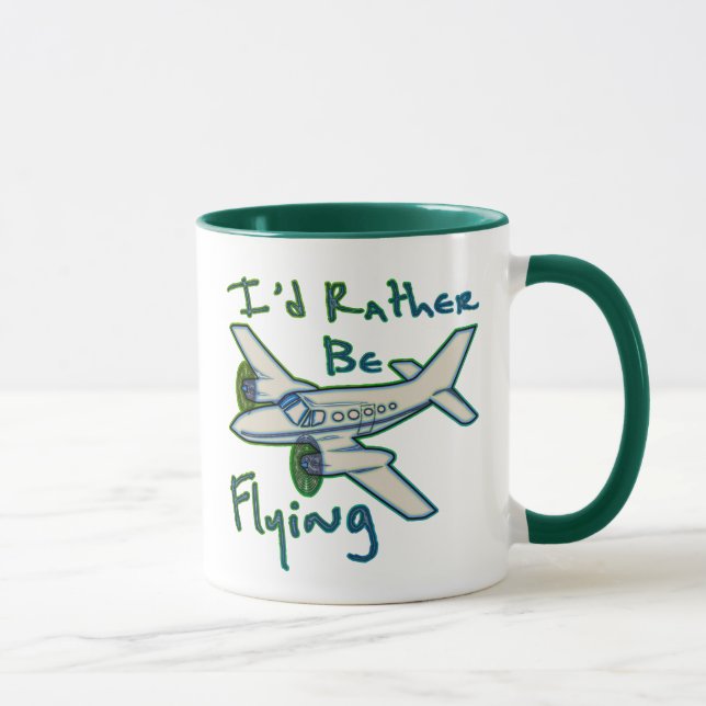 Ich würde vielmehr fliegen tasse (Rechts)
