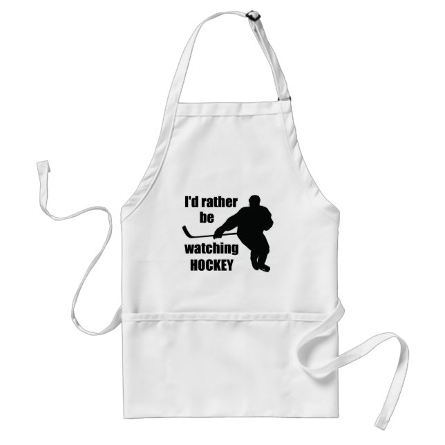 Ich würde vielmehr Hockey aufpassen Schürze (Vorne)