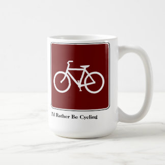 Ich würde vielmehr Kaffee-Tasse radfahren Kaffeetasse