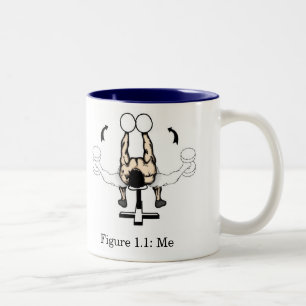 Ich würde vielmehr Kasten fliege tun Zweifarbige Tasse