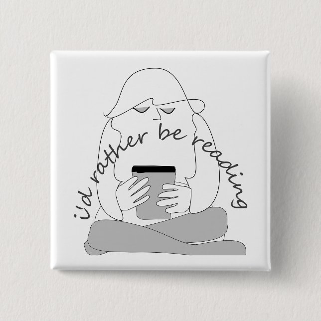 ich würde vielmehr lesen button (Vorderseite)