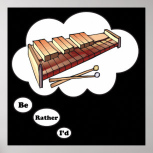 ich würde vielmehr Marimba 2 spielen Poster