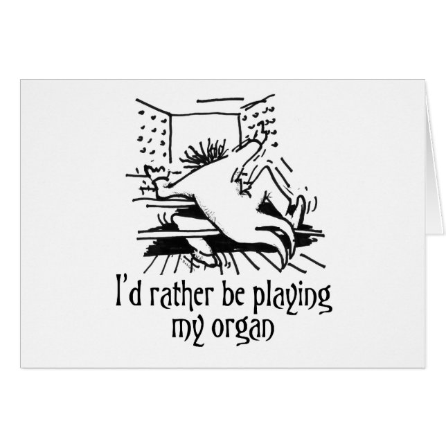 Ich würde vielmehr mein Organ spielen! (Vorderseite (Horizontal))