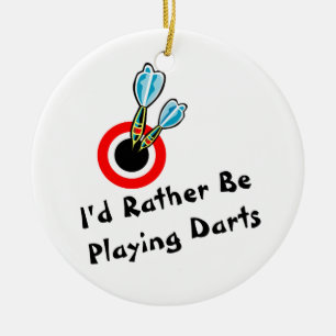 Ich würde vielmehr Pfeile spielen Keramik Ornament