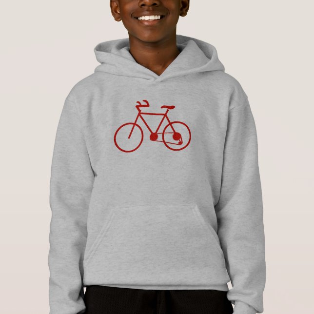 Ich würde vielmehr radfahren hoodie (Vorderseite)