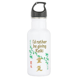 Ich würde vielmehr Reiki geben Edelstahlflasche