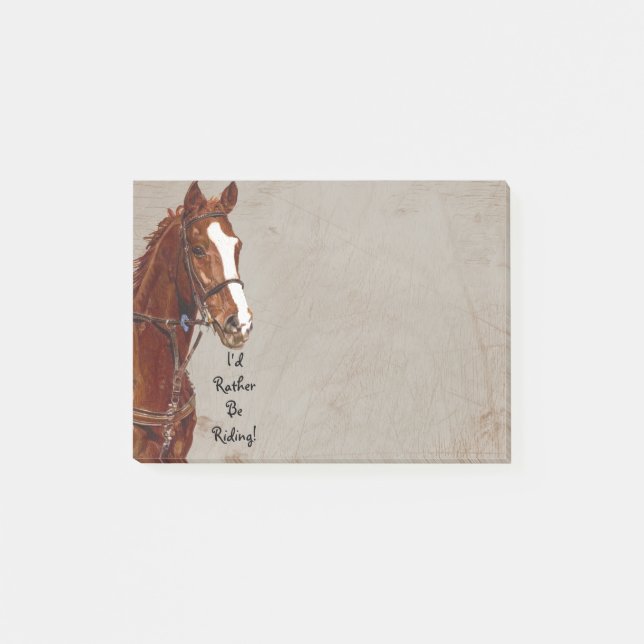 Ich würde vielmehr reiten post-it klebezettel (Vorderseite)