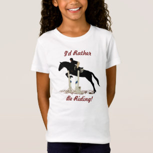Ich würde vielmehr reiten! Reiter scherzt T - T-Shirt